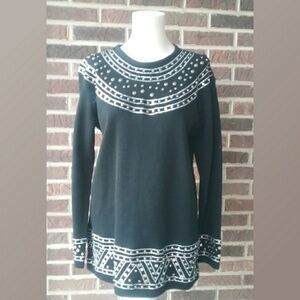 Outlander Vintage Sweater with Silver Metal Detail